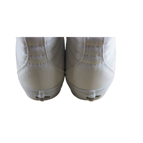 Vans Men's Sk8-Hi True White Striped Classic Canvas Skate shoes Sizes NIB - Picture 5 of 7